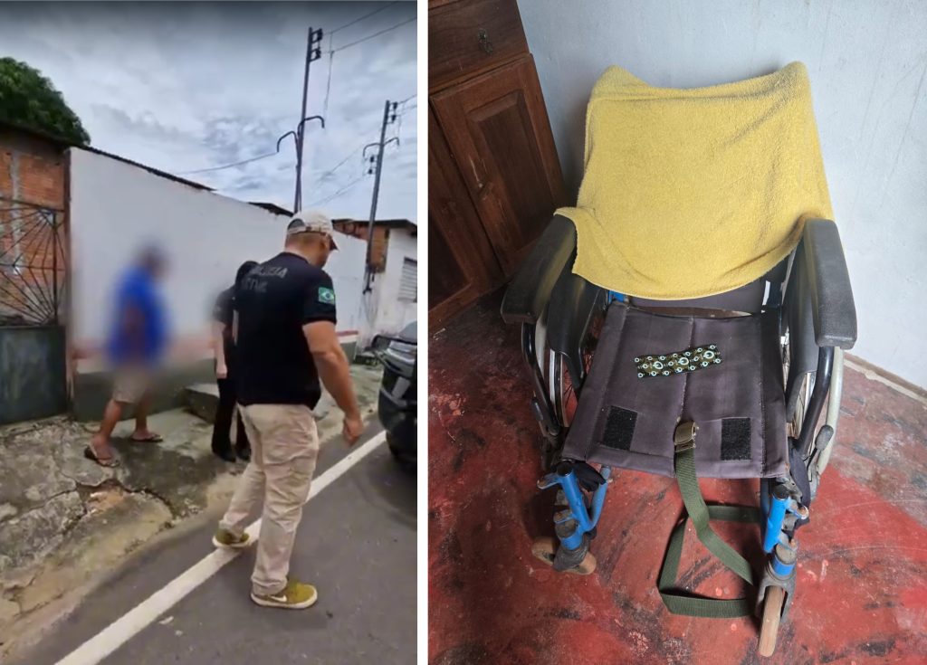 Policial Civil do Amazonas conduzindo investigação sobre abuso de menores em Itacoatiara.