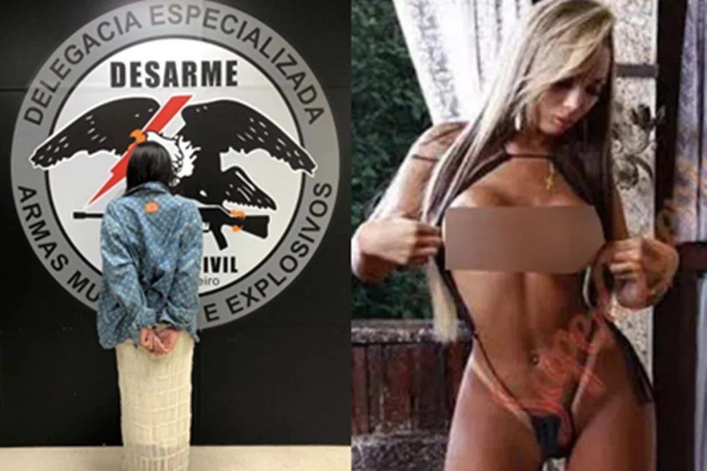 Mulher trans conhecida como Rainha do gozo farto suspeita de crimes de extorsão no Rio de Janeiro.