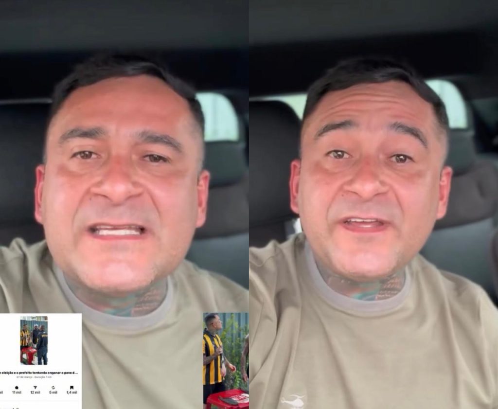 Vereador Sargento Salazar em registro oficial de divulgação