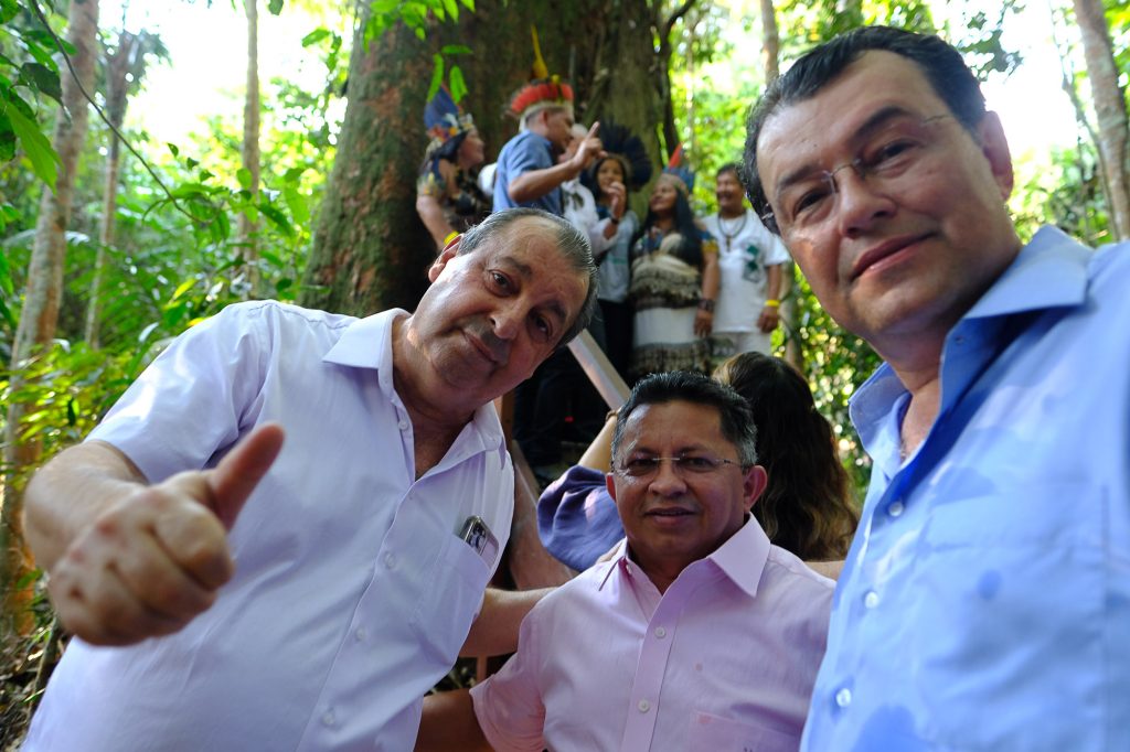Deputado estadual Sinésio Campos durante anúncio de aliança política e comando da federação partidária no Amazonas