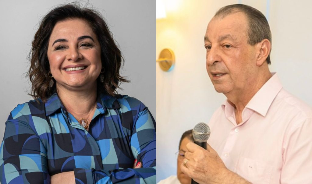 Professora Maria do Carmo em agenda de pre-campanha para o governo do Amazonas.