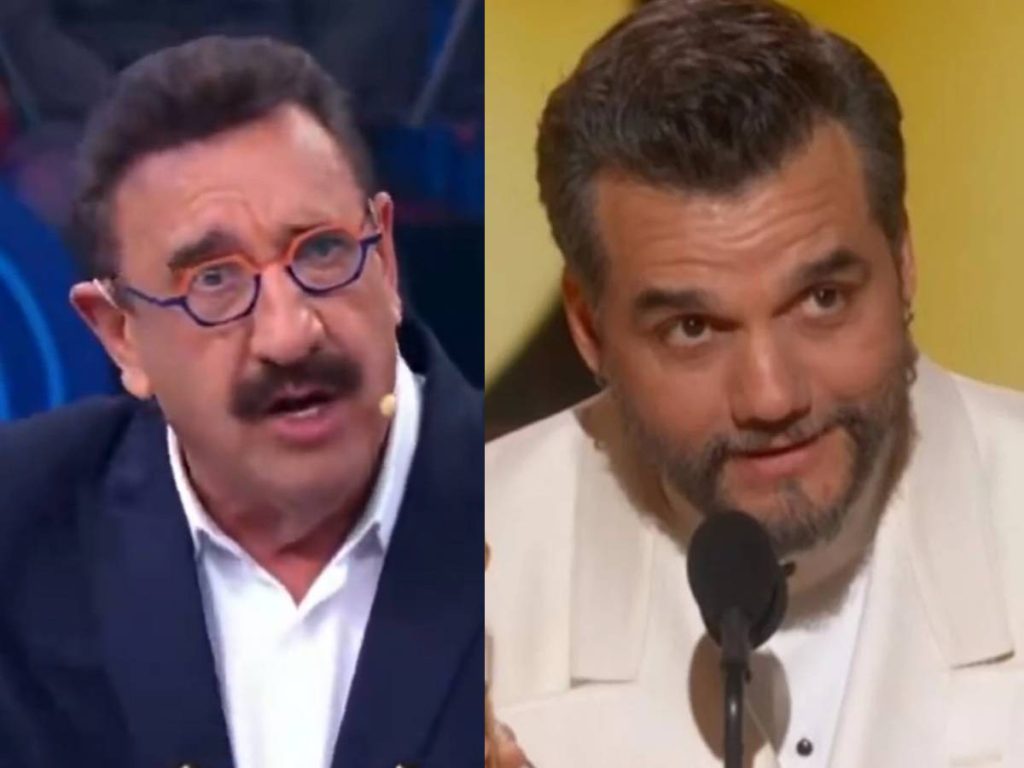 Apresentador Ratinho durante programa no SBT comentando sobre as falas do ator Wagner Moura relacionadas a política