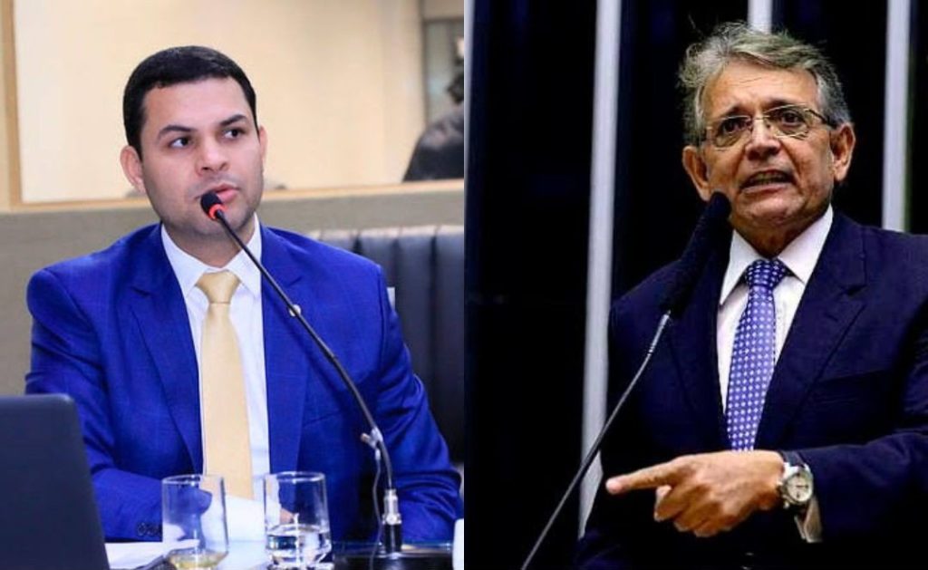 Deputado federal Saullo Vianna durante anúncio de retorno à Câmara dos Deputados em Manaus