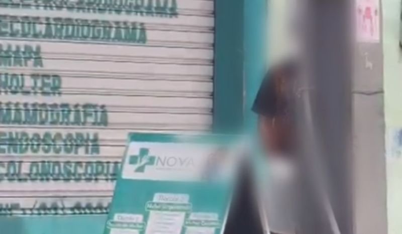 Homem suspeito de praticar ato obsceno atrás de um poste em via pública no bairro da paz em manaus