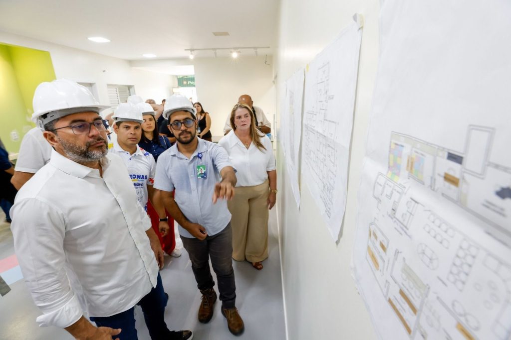 Governador Wilson Lima vistoria obras do novo Caic TEA Afrânio Soares voltado ao atendimento de crianças com autismo em Manaus