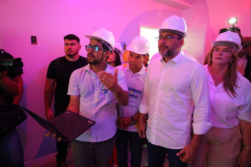 Governador Wilson Lima vistoria obras do novo Caic TEA Afrânio Soares voltado ao atendimento de crianças com autismo em Manaus