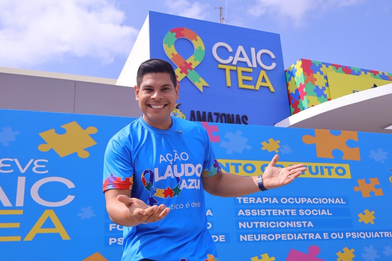 Fachada da nova unidade do CAIC-TEA em Manaus para atendimento de crianças com autismo