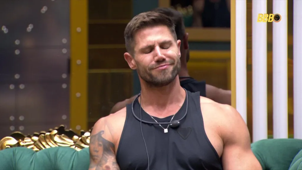 Jonas durante sua participação no BBB 26 antes de ser eliminado do reality show