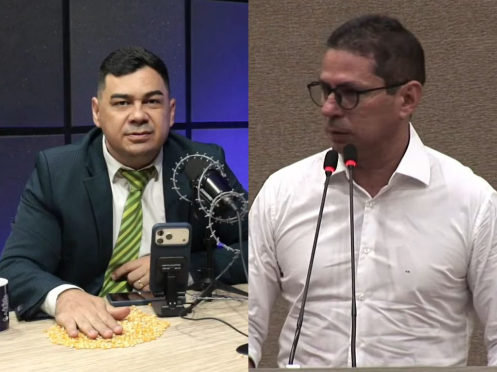 Sérgio Kruke e Marcelo Ramos em montagem sobre disputa política em Manaus