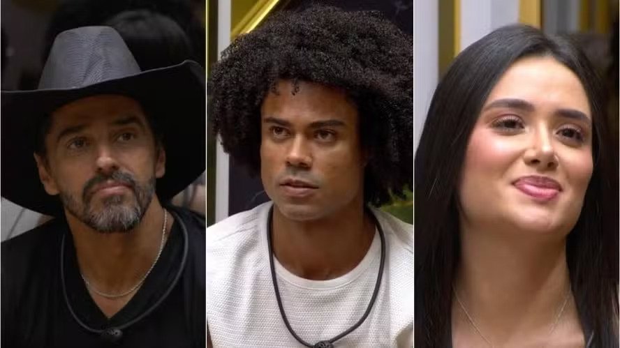 Participante Breno comemora vitória no paredão falso do BBB 26 que o levou ao quarto secreto.