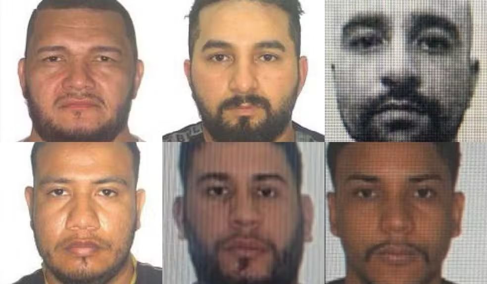 Viaturas da polícia civil do amazonas durante operação contra grupo criminoso de agiotagem e extorsão.