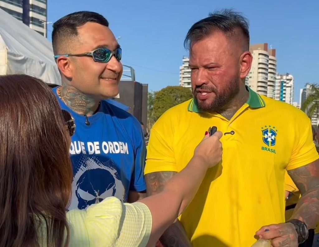 Coronel Vinicius durante entrevista comentando denúncia de fraude em laudos médicos na PMAM