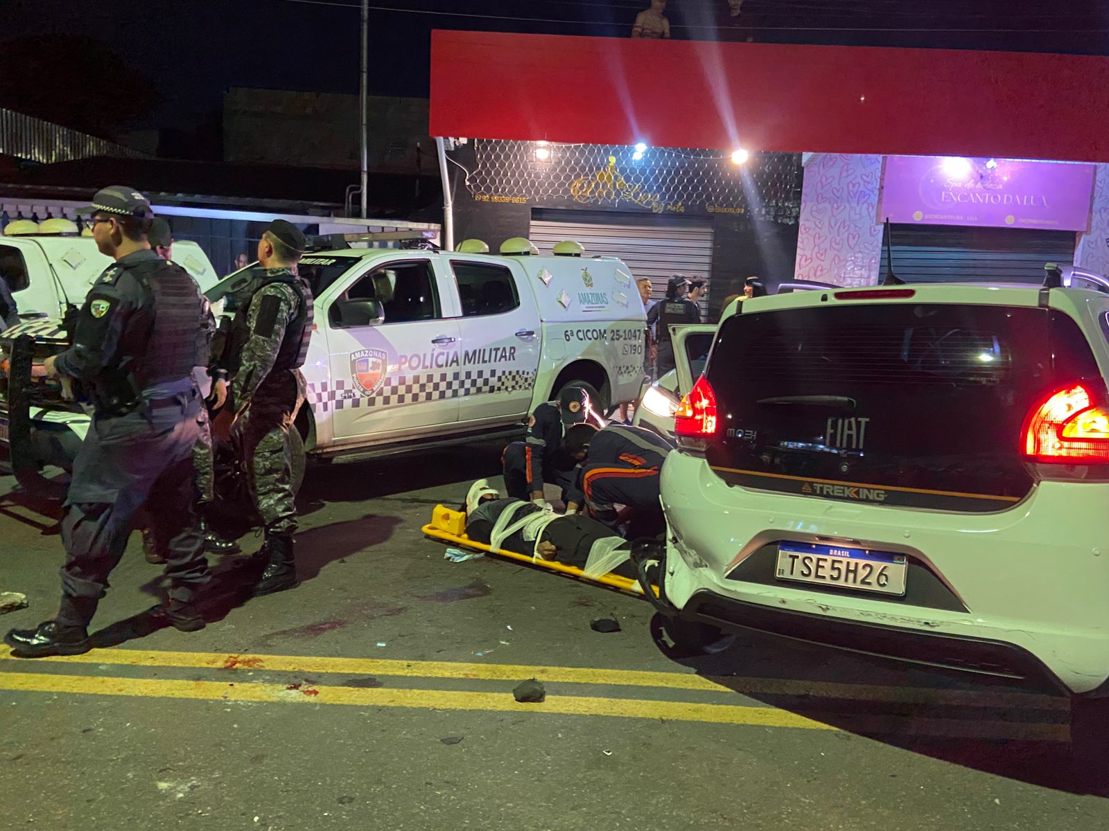 acidente entre veículos na zona norte de manaus
