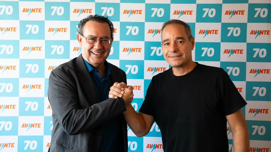 Escritor Augusto Cury em anúncio oficial de sua filiação partidária ao Avante e pré-candidatura à Presidência da República