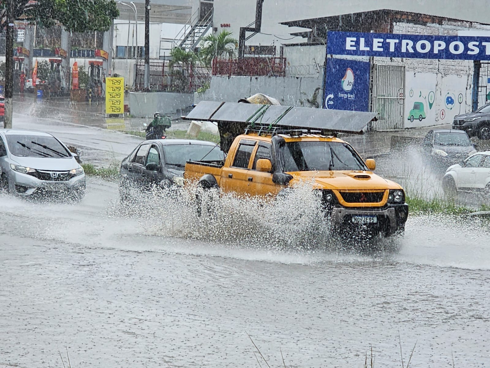 alerta da defesa civil para temporais em manaus