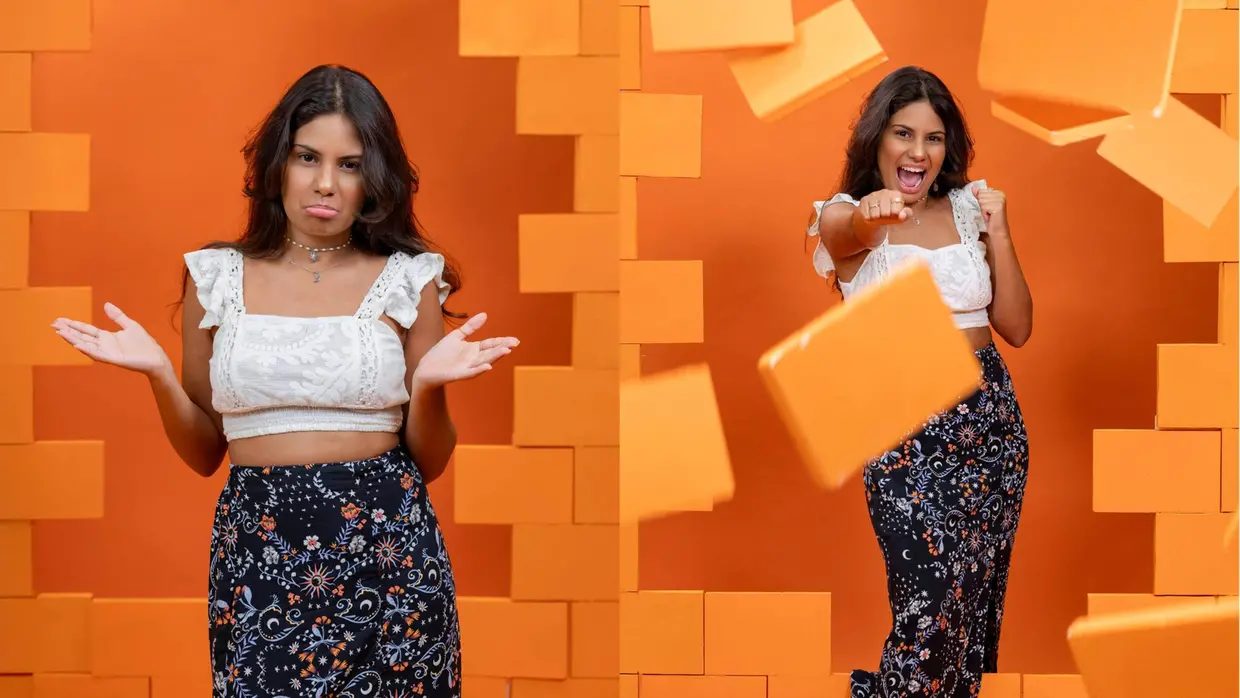 Foto de Gabriela participante do Big Brother Brasil 26 eliminada no décimo sexto paredão do programa.