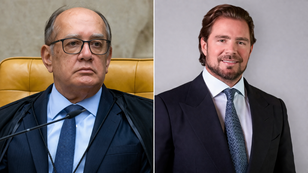 ministro gilmar mendes durante evento oficial em mato grosso