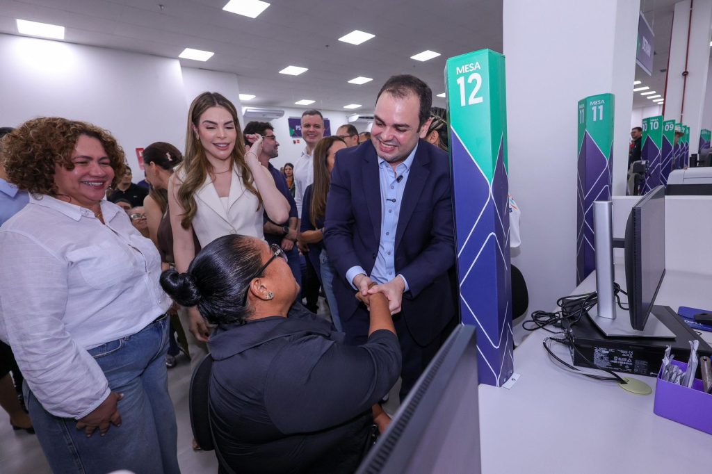 Fachada da nova estrutura revitalizada do PAC Sumaúma localizado na zona norte de Manaus.