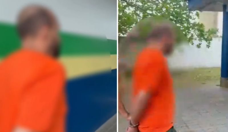Fachada da delegacia de polícia de Manacapuru onde foi realizada a prisão por crimes de ameaça e injúria contra mulher.