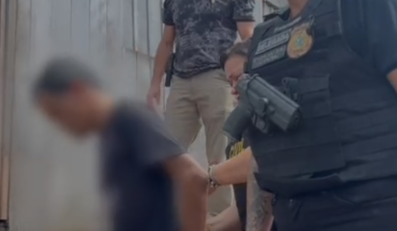 Fachada da delegacia de policia civil em manacapuru no amazonas onde o suspeito foi apresentado apos ser detido.