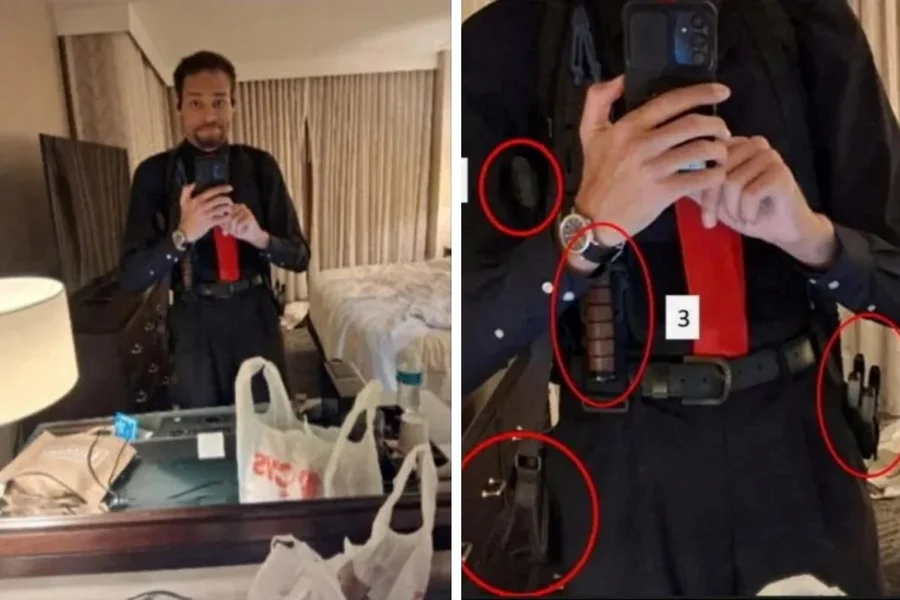 suspeito registra selfie com armas antes de ataque a donald trump