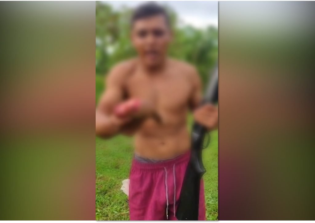 Vítima de ataque com terçado em briga entre vizinhos no município de Manacapuru no Amazonas.