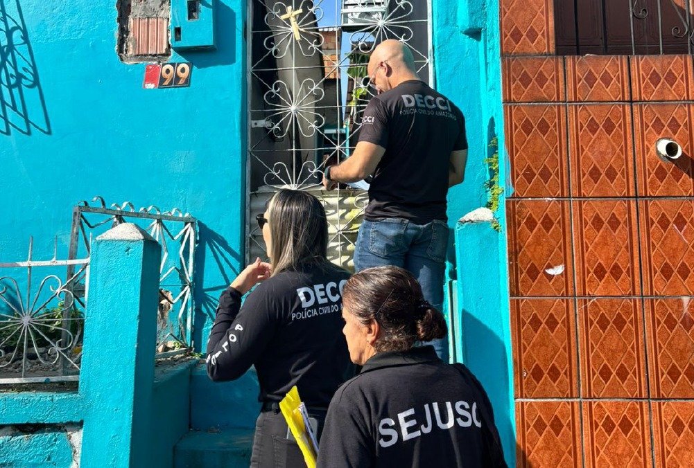 foto divulgação sobre maus-tratos contra idosa em Manaus