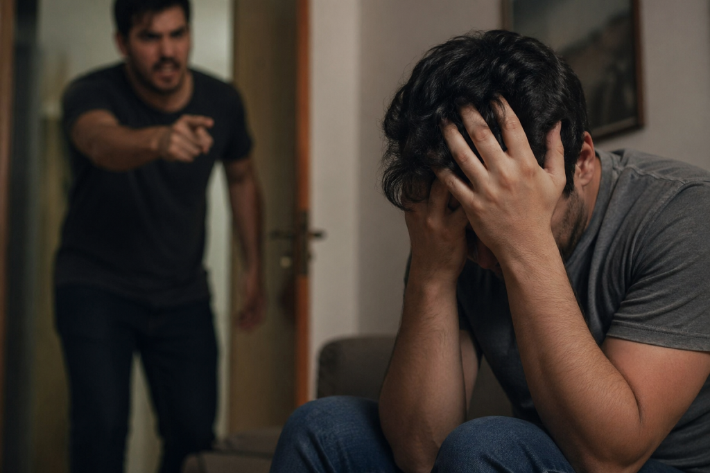 Representação de decisão judicial do tribunal de justiça de goiás sobre medida protetiva em relação entre homens