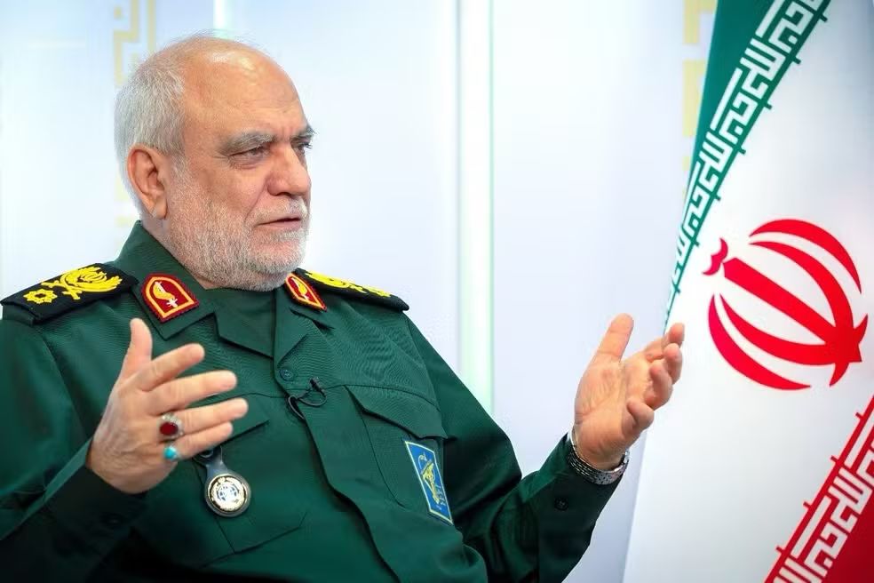Majid Khademi chefe da inteligência da Guarda Revolucionária do Irã morto em ataque atribuído a Israel.
