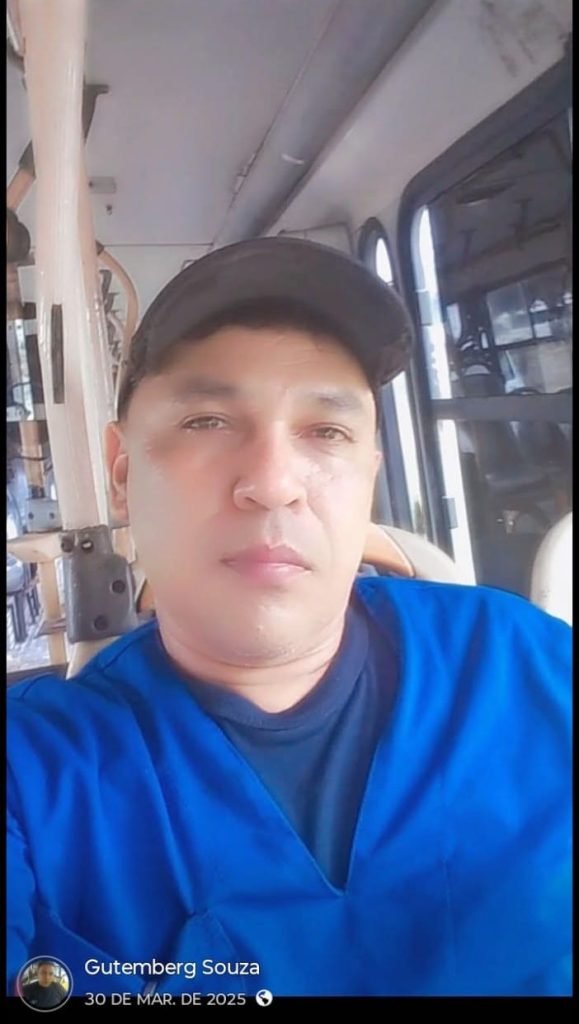 Equipes de socorro no Terminal 7 em Manaus após acidente fatal com mecânico durante manutenção de ônibus