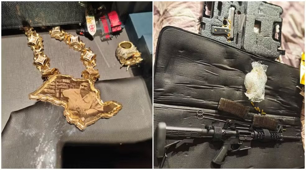 Agentes da Polícia Federal realizam apreensão de bens e veículos de luxo em operação contra lavagem de dinheiro envolvendo funkeiros.