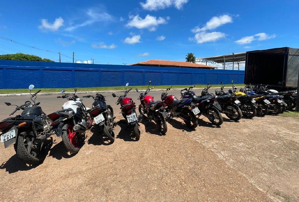 motocicletas apreendidas pela polícia civil em itacoatiara