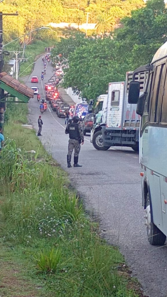 Operação de reintegração de posse no bairro Tarumã em Manaus