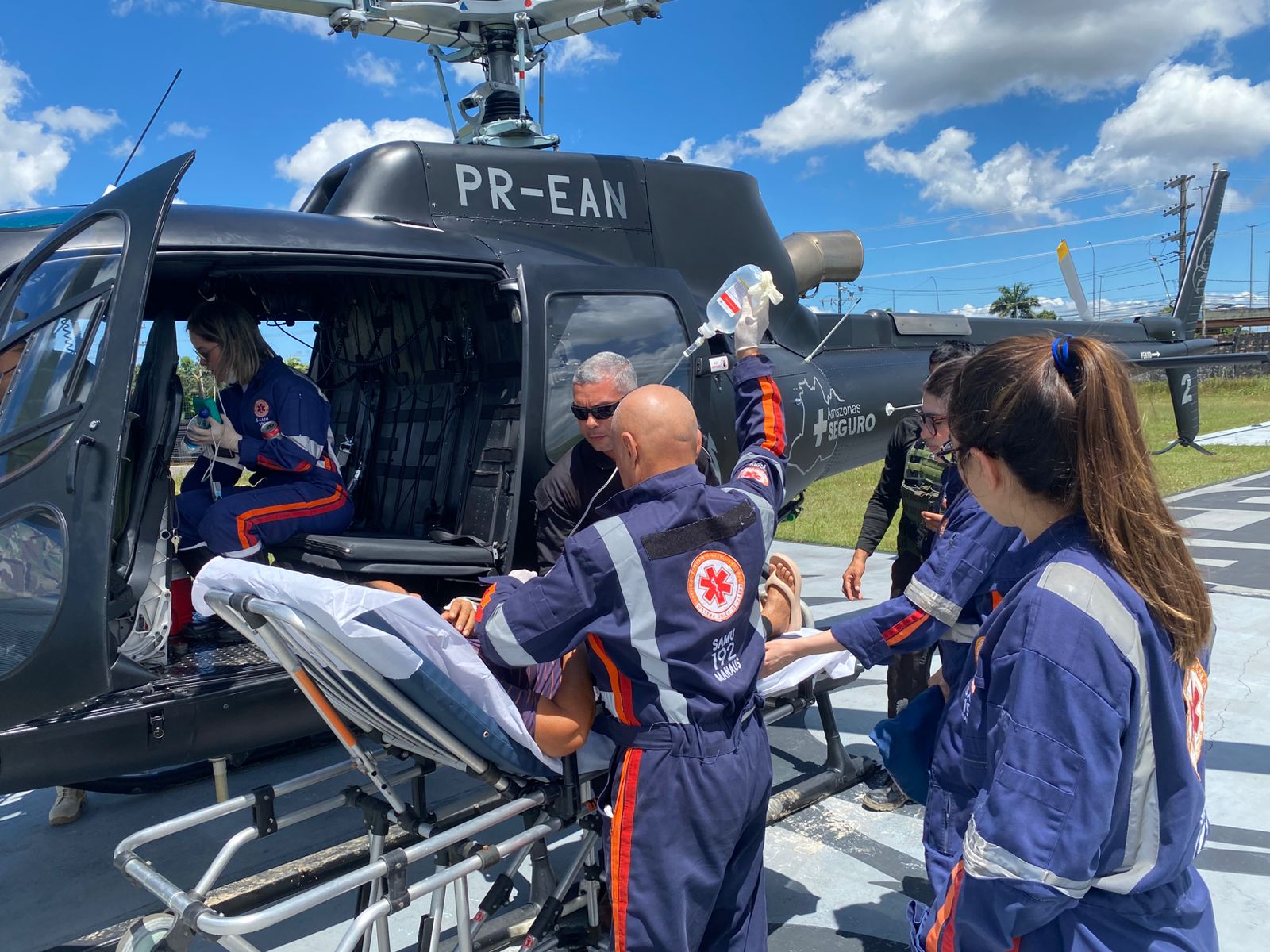 imagem de operação aeromédica no amazonas