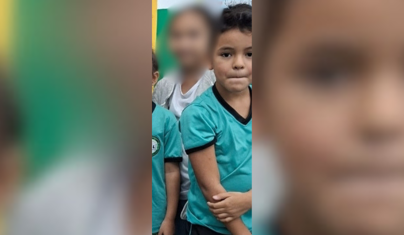 Local de acidente de trânsito envolvendo criança de sete anos no bairro Nova Cidade em Manaus.