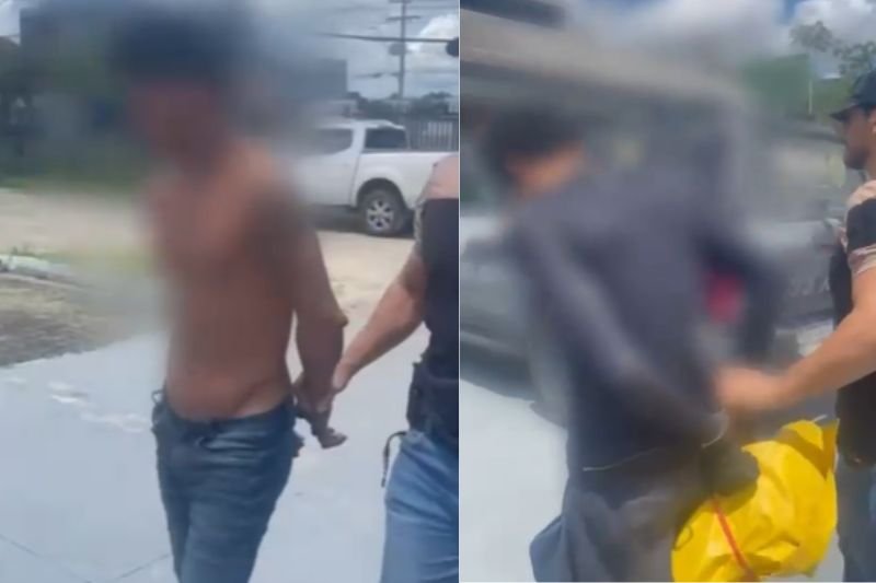 Fachada da delegacia em manaus onde o suspeito de matar vigilante em creche se entregou para a policia civil