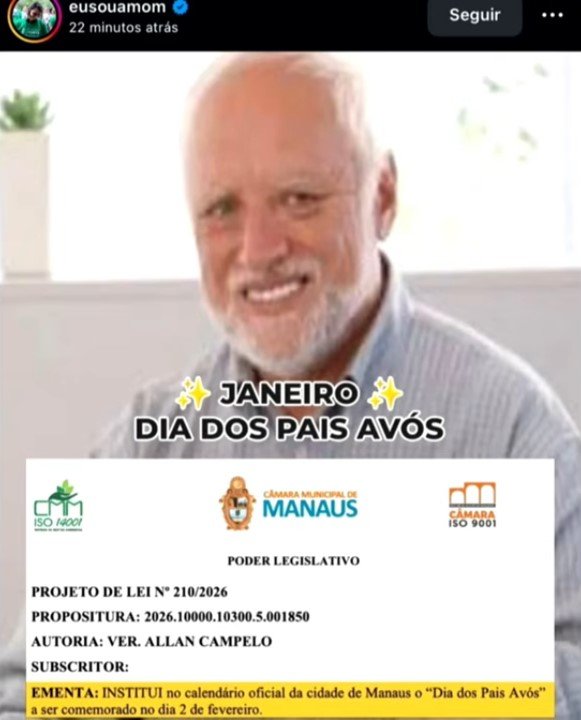 Vereador Allan Campelo discursa na tribuna da Câmara Municipal de Manaus criticando o deputado Amom Mandel