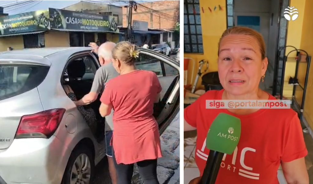 Danos em residência causados por rompimento de tubulação e alagamento no bairro Novo Aleixo em Manaus