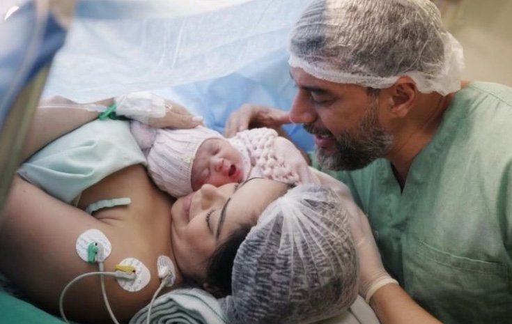 Wilson Lima anuncia o nascimento da filha Helena em suas redes sociais