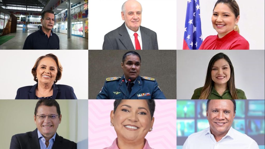 Governador Wilson Lima durante anúncio de exoneração de secretários para disputas eleitorais no Amazonas