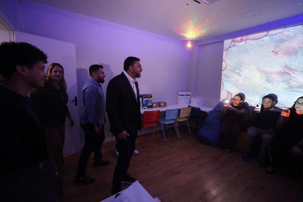 Governador Wilson Lima vistoria as obras de construção do novo Centro de Atenção Integral Juventude TEA em Manaus.