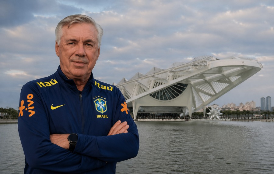 Fachada do Museu do Amanhã no Rio de Janeiro local do anúncio dos convocados da Seleção Brasileira para a Copa do Mundo de 2026