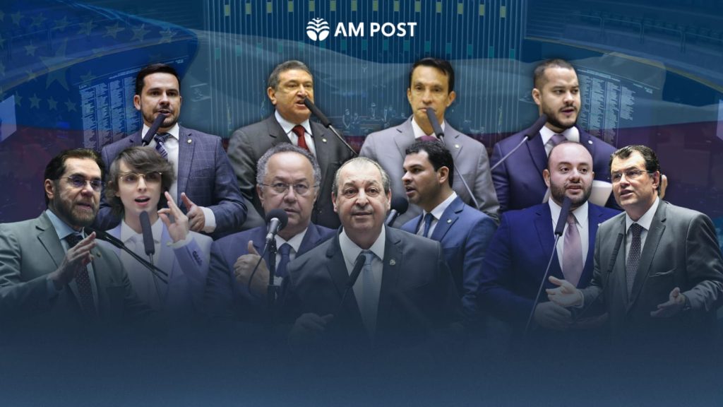 arte sobre a votação da bancada do amazonas na derrubada do veto de lula ao pl da dosimetria