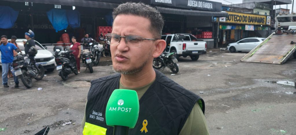 fiscalização de trânsito em manaús durante a campanha maio amarelo