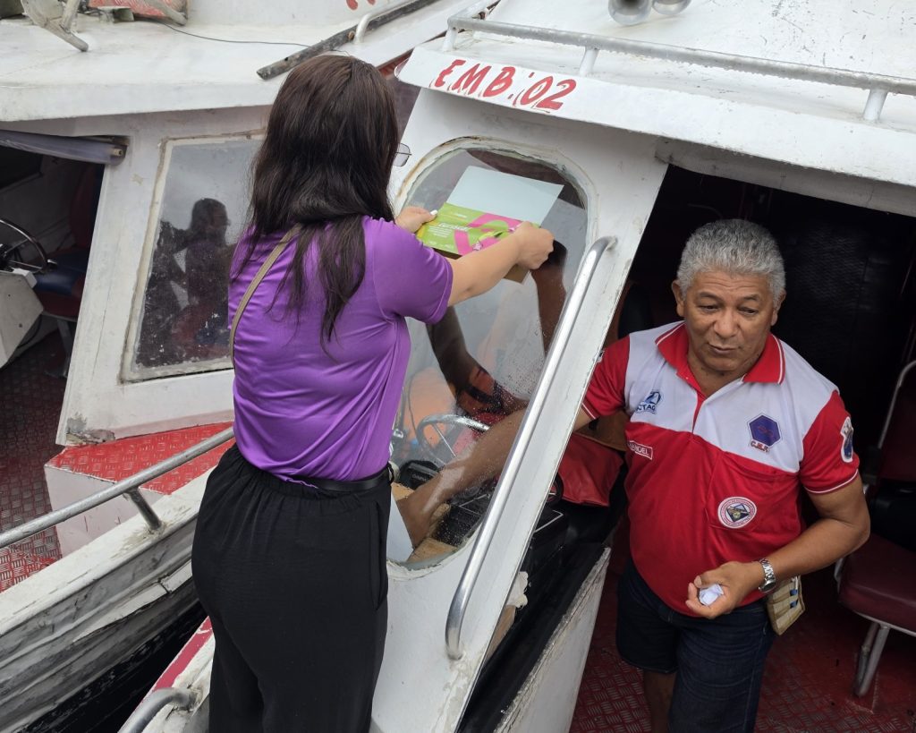 Imagem da fiscalização em embarcações e serviços turísticos em Manaus