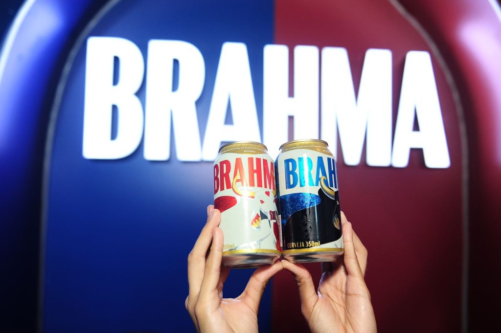 Latas temáticas da Brahma para o Festival de Parintins 2026, homenageando ritmos locais.