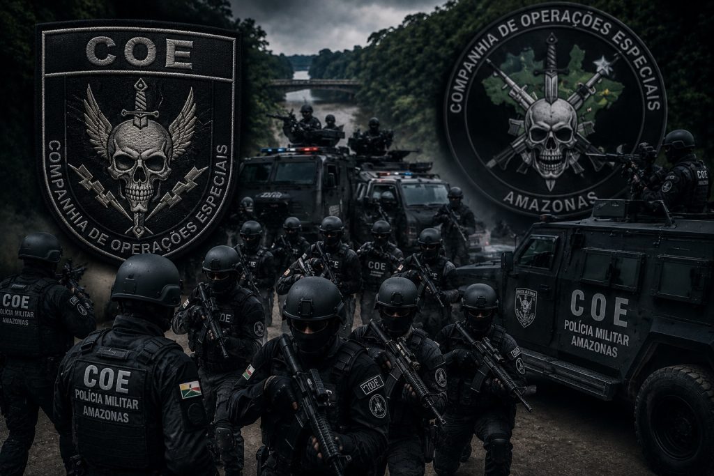 imagem do emblema do bope com caveira e faca