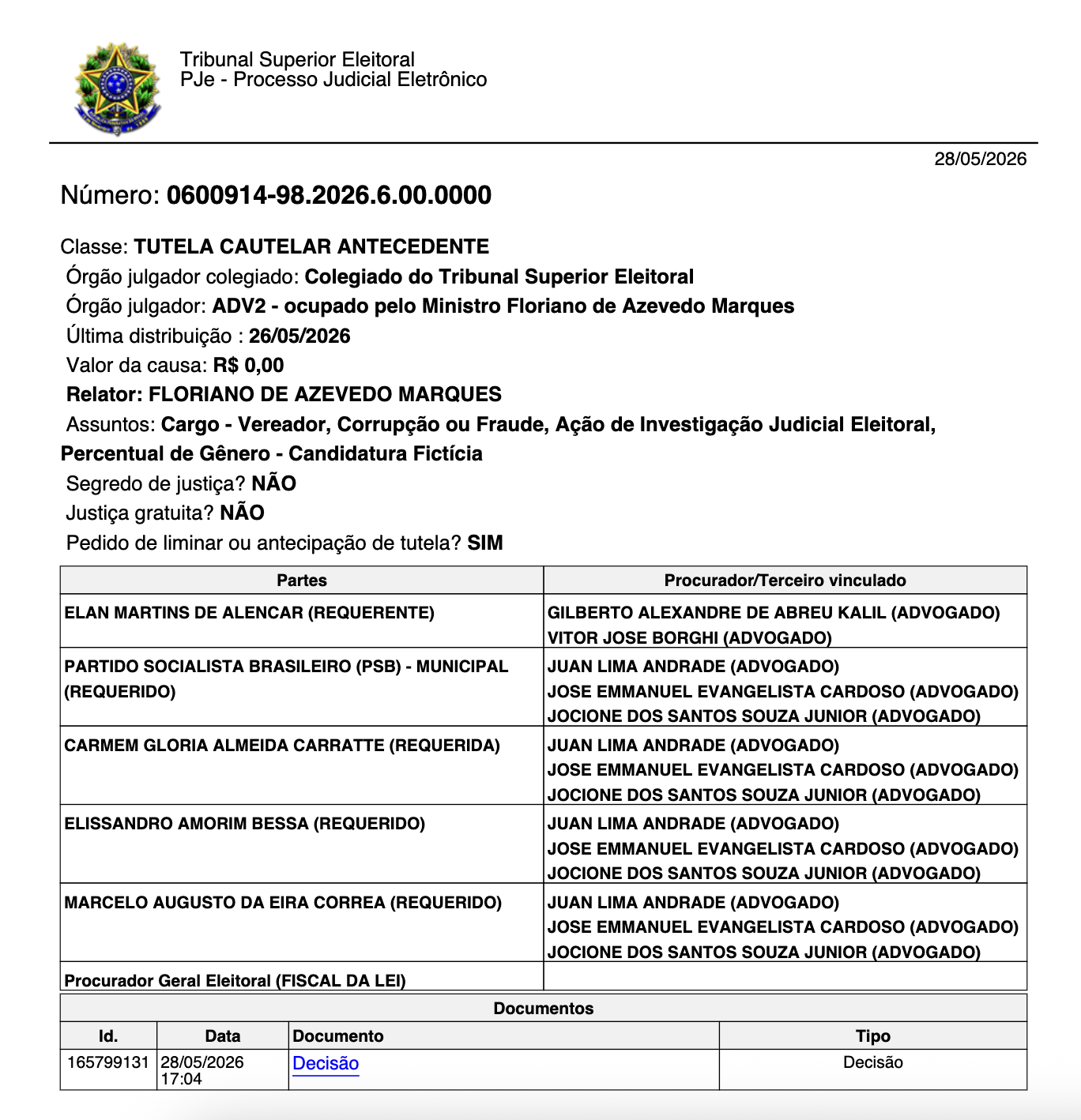 Vereador Elan Alencar durante sessão na câmara municipal de Manaus