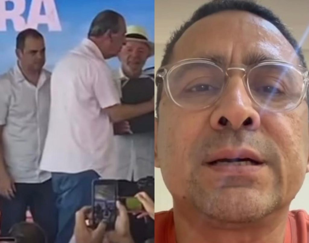 deputado estadual daniel almeida critica omar aziz durante evento político