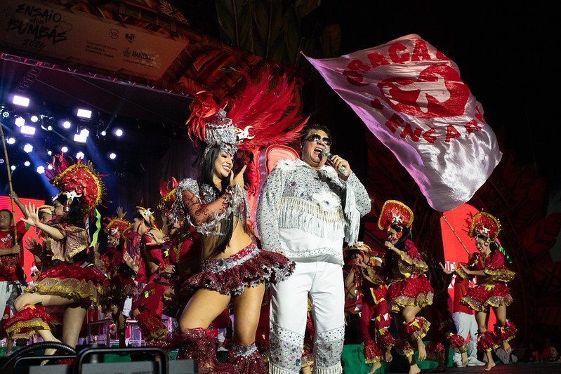 Participação de Gaby Amarantos e David Assayag na Noite da Celebração Folclórica em Manaus